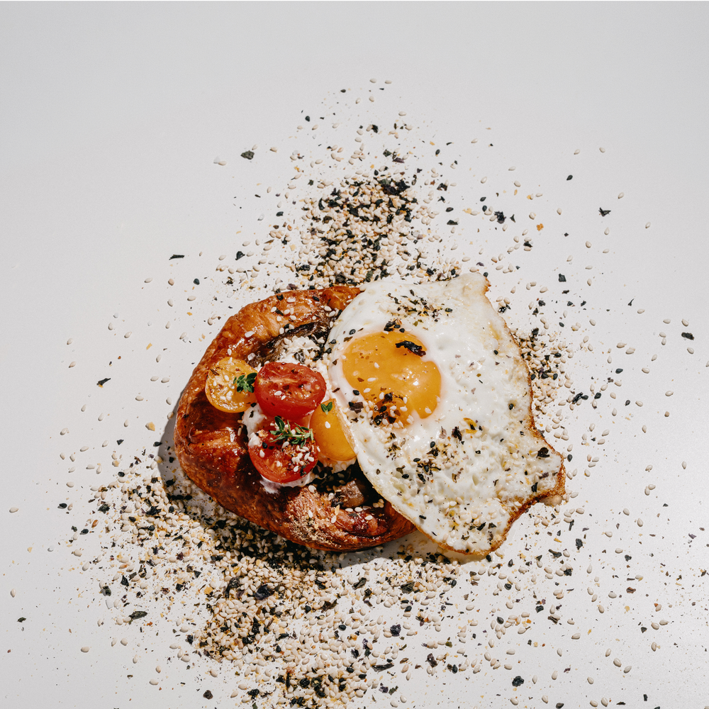 Tomato and egg with Seisomi Essential Furikake